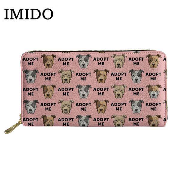 imido new wallets cartoon pit bull print long leather clutch purses waterproof money coin card bags for gift fashion purse 2019, Red;black
imido new wallets cartoon pit bull print long leather clutch purses waterproof money coin card bags for gift fashion purse 2019, Red;black