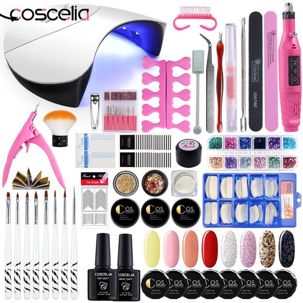 coscelia 36w uv led nail lamp dryer manicure set for nails set nail drill machine gel polish soak off manicure tool kit
coscelia 36w uv led nail lamp dryer manicure set for nails set nail drill machine gel polish soak off manicure tool kit