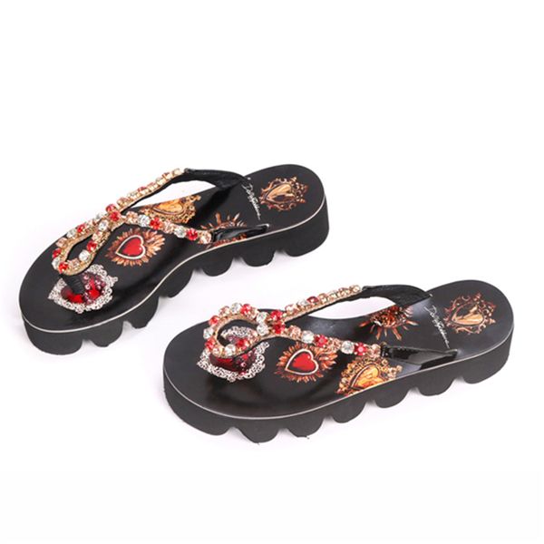 women flip flops summer beach slippers platform crystal shoes bohemia ladies shoes black slides open clip toed fashion
women flip flops summer beach slippers platform crystal shoes bohemia ladies shoes black slides open clip toed fashion