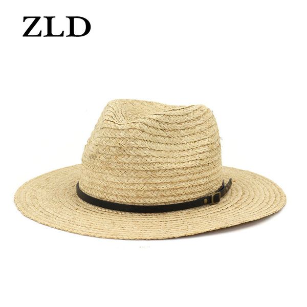 zld summer fashion raffia straw uv protection sun hats handmade raffia straw trilby cap beach holiday cool male fedora, Blue;gray
zld summer fashion raffia straw uv protection sun hats handmade raffia straw trilby cap beach holiday cool male fedora, Blue;gray