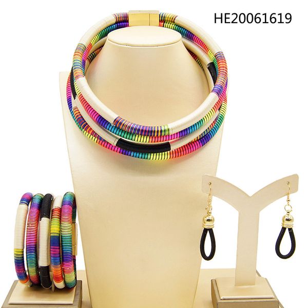 yulaili африканский многослойные choker серьги браслет комплекты ювелирных изделий женщины bib воротник себе ожерелье веревка магнетизм кноп, Black
yulaili африканский многослойные choker серьги браслет комплекты ювелирных изделий женщины bib воротник себе ожерелье веревка магнетизм кноп, Black