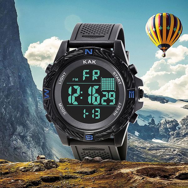 kak sports men watch waterproof fashion outside sports electronic digital pointer satch luminous male wrist watches, Slivery;brown
kak sports men watch waterproof fashion outside sports electronic digital pointer satch luminous male wrist watches, Slivery;brown