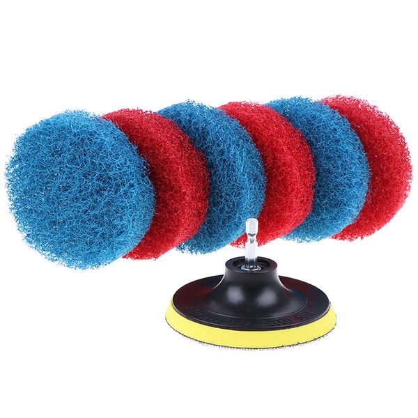 8pcs 4 inch bathroom kitchen drill cleaning brush scrub pads scouring pad for bathtubs tile
8pcs 4 inch bathroom kitchen drill cleaning brush scrub pads scouring pad for bathtubs tile