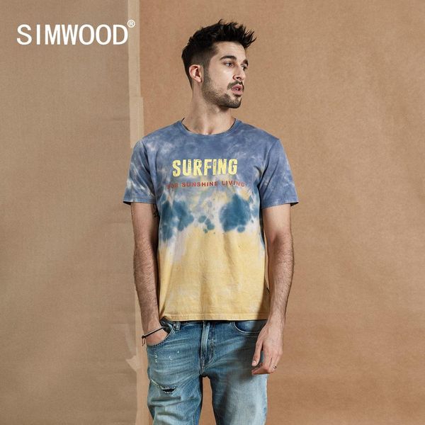 simwood tie-dyed t-shirt men vintage letter print t shirt 2019 summer new short sleeve 100% cotton t-shirts 190365, White;black
simwood tie-dyed t-shirt men vintage letter print t shirt 2019 summer new short sleeve 100% cotton t-shirts 190365, White;black