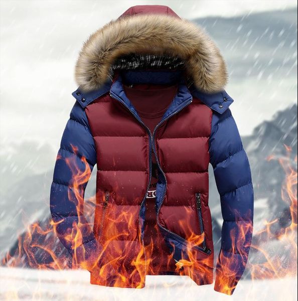 new autumn and winter men's casual fashion cotton jacket cotton youth tide men's thick clothes detachable cap, Black
new autumn and winter men's casual fashion cotton jacket cotton youth tide men's thick clothes detachable cap, Black
