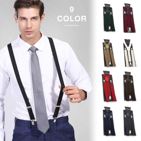 9 colors men women clothing suspenders clip-on braces elastic y-shape adjustable suspenders tirantes braces suspensorio, Black;white
9 colors men women clothing suspenders clip-on braces elastic y-shape adjustable suspenders tirantes braces suspensorio, Black;white