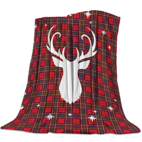 Throw Blanket Christmas Throw Blanket Red Plaid And Elk Warm Microfiber Blanket Bedclothes
Throw Blanket Christmas Throw Blanket Red Plaid And Elk Warm Microfiber Blanket Bedclothes