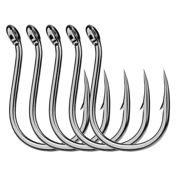 100pcs fishing hook high-carbon steel antirust jig hooks 6sizes musky barbed fishhooks saltwater wide belly fish hook
100pcs fishing hook high-carbon steel antirust jig hooks 6sizes musky barbed fishhooks saltwater wide belly fish hook