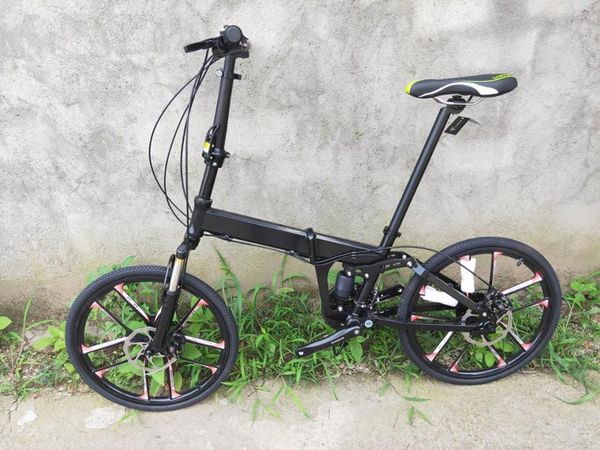 kalosse 22inch integrated wheels foldable full suspension mountain bike children bike 24 speed
kalosse 22inch integrated wheels foldable full suspension mountain bike children bike 24 speed