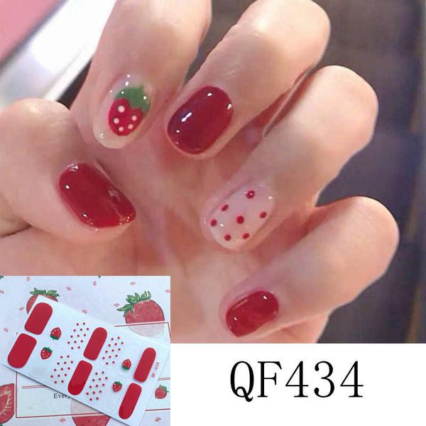 14tips strawberry stickers fashion trend nail art wraps nail polish ins styles summer stickers adhesive manicure decorations, Black
14tips strawberry stickers fashion trend nail art wraps nail polish ins styles summer stickers adhesive manicure decorations, Black