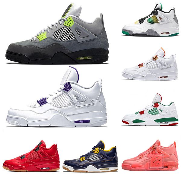 2020 men women jumpman 4s basketball shoes sail loyal blue bred court purple cool grey royalty lucid green rasta 4 mens sports sneakers, White;red
2020 men women jumpman 4s basketball shoes sail loyal blue bred court purple cool grey royalty lucid green rasta 4 mens sports sneakers, White;red