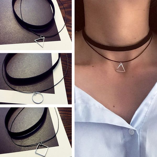multilayer chokers necklaces for women triangle circle geometric pendant necklace collares fashion jewelry bijoux colar, Silver
multilayer chokers necklaces for women triangle circle geometric pendant necklace collares fashion jewelry bijoux colar, Silver