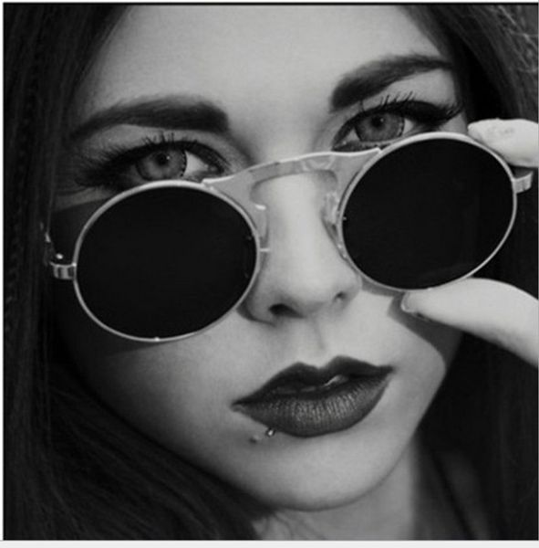 j31 vintage steampunk sunglasses round steam punk metal women coating sunglasses retro circle sun glasses, White;black
j31 vintage steampunk sunglasses round steam punk metal women coating sunglasses retro circle sun glasses, White;black