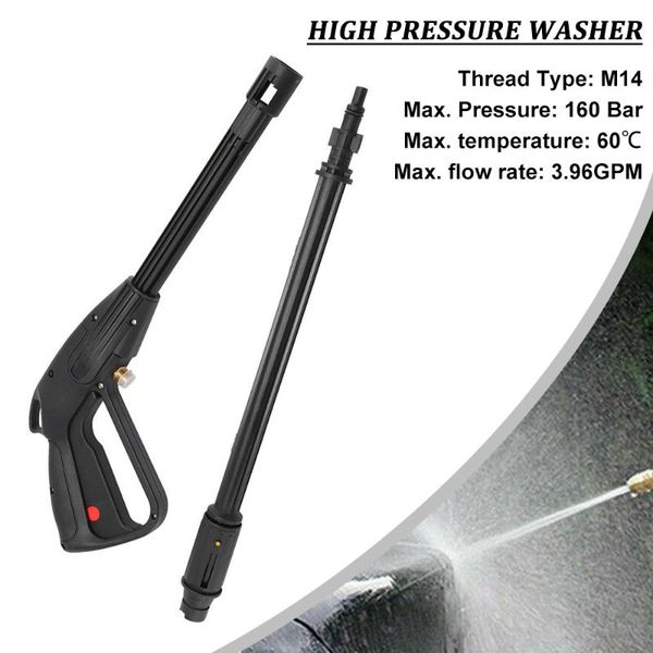 160 bar m14 high pressure washer spray guns washing hose kit for car jet lance wash nozzle 89cm longer garden watering nozzle
160 bar m14 high pressure washer spray guns washing hose kit for car jet lance wash nozzle 89cm longer garden watering nozzle
