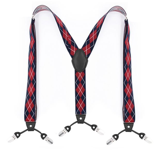 multi-color can choose suspenders 6 clips y-strap fashion casual temperament cross polyester suspenders, Black;white
multi-color can choose suspenders 6 clips y-strap fashion casual temperament cross polyester suspenders, Black;white