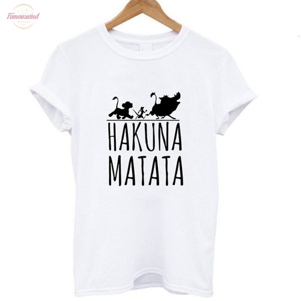 hakuna matata letter print tee shirt homme summer women short sleeve t shirt plus size women casual top, White
hakuna matata letter print tee shirt homme summer women short sleeve t shirt plus size women casual top, White