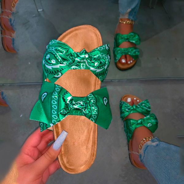 women's summer fashion bow slides new flat butterfly-knot slippers ladies outside casual home sandals, Black
women's summer fashion bow slides new flat butterfly-knot slippers ladies outside casual home sandals, Black