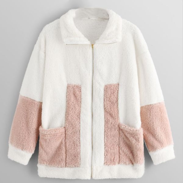 autumn new jacket women winter casual outerwear women zipper patchwork plush jackets coats streetwear casaco feminino jaqueta, Black;brown
autumn new jacket women winter casual outerwear women zipper patchwork plush jackets coats streetwear casaco feminino jaqueta, Black;brown
