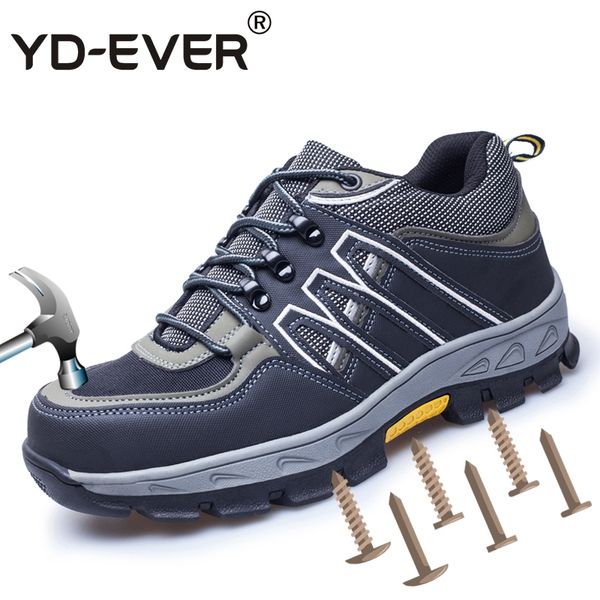 yd-ever big size men fashion safety work shoes steel safety toe boots men breathable durable protective casual sneaker, Black
yd-ever big size men fashion safety work shoes steel safety toe boots men breathable durable protective casual sneaker, Black
