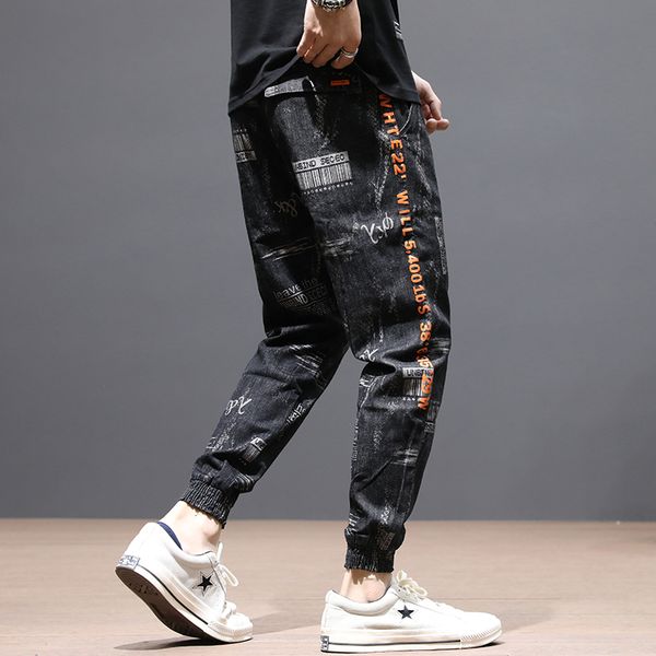 mens cargo pants hip hop jeans letter streetwear casual patchwork men pants black clothes 2019 new spring autumn loose trousers, Blue
mens cargo pants hip hop jeans letter streetwear casual patchwork men pants black clothes 2019 new spring autumn loose trousers, Blue