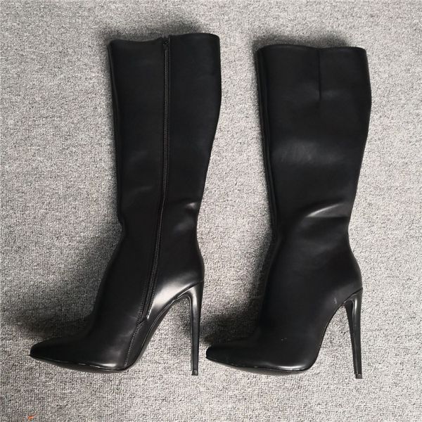 olomm new fashion women winter knee high boots thin high heels boots pointed toe black casual shoes women plus us size 5-15
olomm new fashion women winter knee high boots thin high heels boots pointed toe black casual shoes women plus us size 5-15