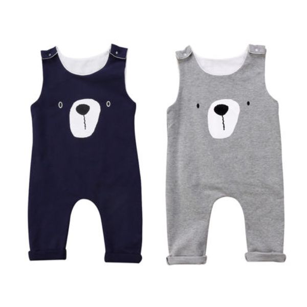 cute baby clothing infant baby boy girl bear sleeveless romper jumpsuit casual cotton clothes outfis 0-2t, Blue
cute baby clothing infant baby boy girl bear sleeveless romper jumpsuit casual cotton clothes outfis 0-2t, Blue