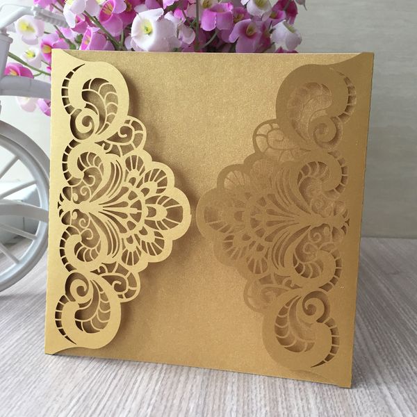 50pcs hollow laser cut withpearl paper wedding invitation card apply to engagement ceremony greeting gift cards business party events, Black
50pcs hollow laser cut withpearl paper wedding invitation card apply to engagement ceremony greeting gift cards business party events, Black