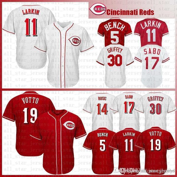 Mens Cincinnati Baseball Jersey Reds 5 Johnny Bench 11 Barry Larkin 19 Joey Votto 30 Ken Griffey Jr 17 Chris Sabo 14 Pete Rose 66 Jerseys
Mens Cincinnati Baseball Jersey Reds 5 Johnny Bench 11 Barry Larkin 19 Joey Votto 30 Ken Griffey Jr 17 Chris Sabo 14 Pete Rose 66 Jerseys