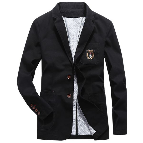 men blazers spring autumn fashion casual suit jackets business work daily life 100% cotton solid color single breasted 2 buttons, White;black
men blazers spring autumn fashion casual suit jackets business work daily life 100% cotton solid color single breasted 2 buttons, White;black