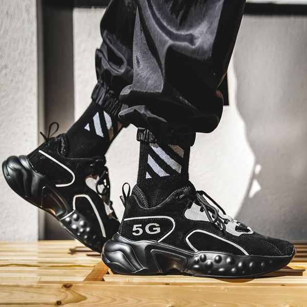sondr outdoor fashion non-slip walking shoes men exquisite zapatos hombre winter leather casual shoes platform dad sneakers men, Black
sondr outdoor fashion non-slip walking shoes men exquisite zapatos hombre winter leather casual shoes platform dad sneakers men, Black