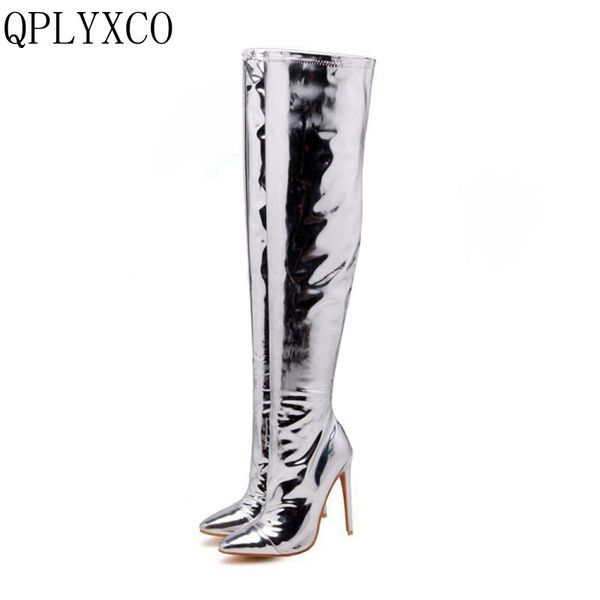 qplyxco new super big small size 30-48 patent leather long boots shoes ladys over the knee high boots w-3(1, Black
qplyxco new super big small size 30-48 patent leather long boots shoes ladys over the knee high boots w-3(1, Black