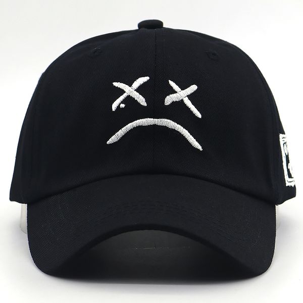 new sad face men women dad hat embroidered baseball cap cotton style unconstructed fashion dad cap hats bone garros, Blue;gray
new sad face men women dad hat embroidered baseball cap cotton style unconstructed fashion dad cap hats bone garros, Blue;gray
