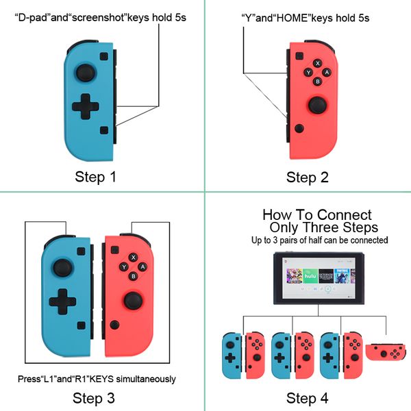 wireless bluetooth left & right game controller gamepad for nintend switch ns game for nintend switch console r25
wireless bluetooth left & right game controller gamepad for nintend switch ns game for nintend switch console r25