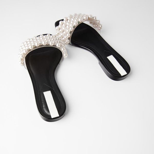 zar * flat sandals women's summer new pearl sandals transparent flip flops wearing roman shoes small ck
zar * flat sandals women's summer new pearl sandals transparent flip flops wearing roman shoes small ck