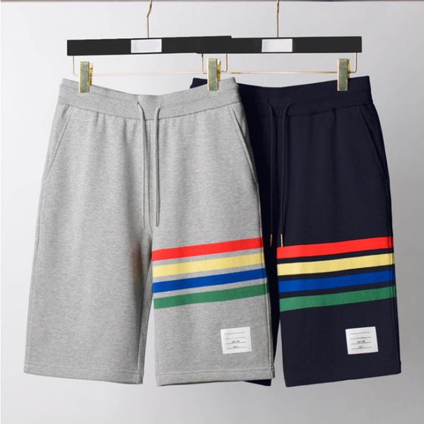 pure cotton classic loopback jersey engineered 4-bar stripes in red,yellow,blue and green sweatshorts men's women's knee length sh, White;black
pure cotton classic loopback jersey engineered 4-bar stripes in red,yellow,blue and green sweatshorts men's women's knee length sh, White;black