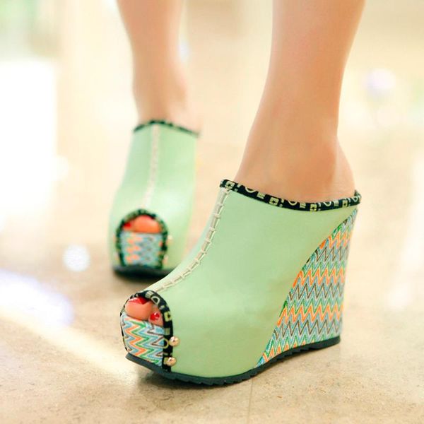 sagace women slippers high heels summer platform wedge open toe sandals slipper lady casual shoes female candy slide beach shoes, Black
sagace women slippers high heels summer platform wedge open toe sandals slipper lady casual shoes female candy slide beach shoes, Black