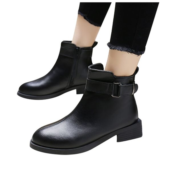 women shoes female boots black ankle boots for women leather woman autumn spring boot round toe ankle casual boot 35-40
women shoes female boots black ankle boots for women leather woman autumn spring boot round toe ankle casual boot 35-40