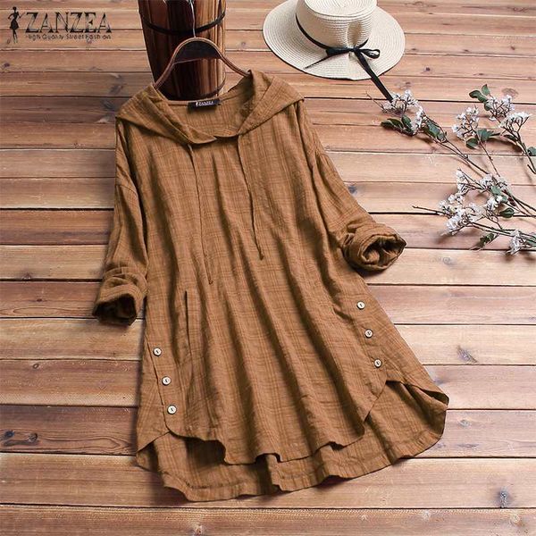 women's blouses & shirts 2021 zanzea women plaid check blouse shirt spring summer vintage long sleeve blusas tunic work office blusa f, White
women's blouses & shirts 2021 zanzea women plaid check blouse shirt spring summer vintage long sleeve blusas tunic work office blusa f, White