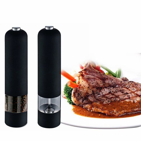 2pcs Pepper Grinder Automatic Mills Electric Salt Spice Pepper Herb Mills Grinder with LED Light Mill Pepermolen Kitchen Tools
2pcs Pepper Grinder Automatic Mills Electric Salt Spice Pepper Herb Mills Grinder with LED Light Mill Pepermolen Kitchen Tools