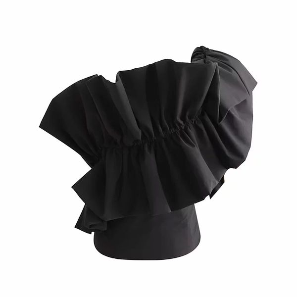 cascading ruffle women irregular single shoulder shirt 2020 autumn leisure lady sleeveless blouse loose s6537, White
cascading ruffle women irregular single shoulder shirt 2020 autumn leisure lady sleeveless blouse loose s6537, White