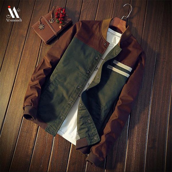 spring autumn new men's bomber zipper jacket male casual streetwear hip hop slim fit pilot coat men clothing plus size 3xl, Black;brown
spring autumn new men's bomber zipper jacket male casual streetwear hip hop slim fit pilot coat men clothing plus size 3xl, Black;brown