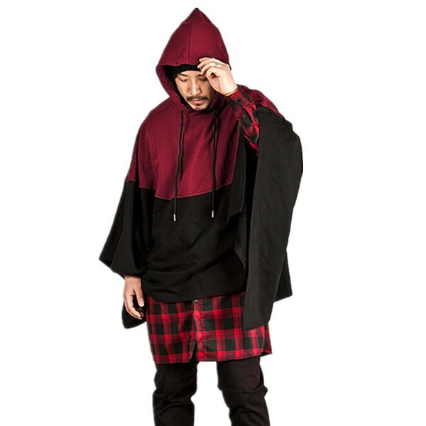cloak panelled mens designer hoodies casual cool wizard loose sample hooded pullover sweatshirts fashion mens hoodies, Black
cloak panelled mens designer hoodies casual cool wizard loose sample hooded pullover sweatshirts fashion mens hoodies, Black