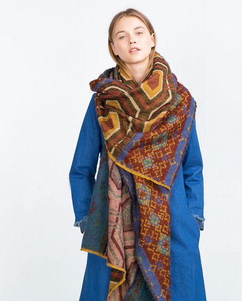 190x105cm women scarfs spring fall winter colorful folk-custom faux cashmere knitting shawls scarf christmas gift brw, Blue;gray
190x105cm women scarfs spring fall winter colorful folk-custom faux cashmere knitting shawls scarf christmas gift brw, Blue;gray