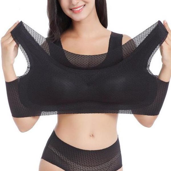 7xl plus size women seamless breathable yoga sports support bras fitness shockproof sleep high elastic underwear vest tank, White;black
7xl plus size women seamless breathable yoga sports support bras fitness shockproof sleep high elastic underwear vest tank, White;black