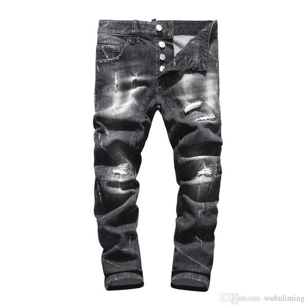 2020 mens designer jeans denim black ripped pants version skinny broken italy brand bike motorcycle new arrivals mens designer joggers, Blue
2020 mens designer jeans denim black ripped pants version skinny broken italy brand bike motorcycle new arrivals mens designer joggers, Blue