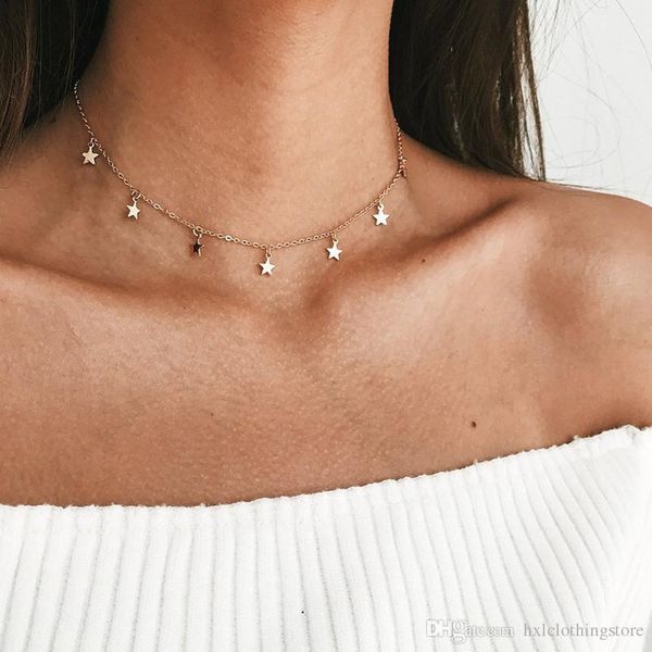 jiaju boho chocker gold color chain tassel star choker necklace for women necklaces & pendants collar gargantilha collier femme, Golden;silver
jiaju boho chocker gold color chain tassel star choker necklace for women necklaces & pendants collar gargantilha collier femme, Golden;silver