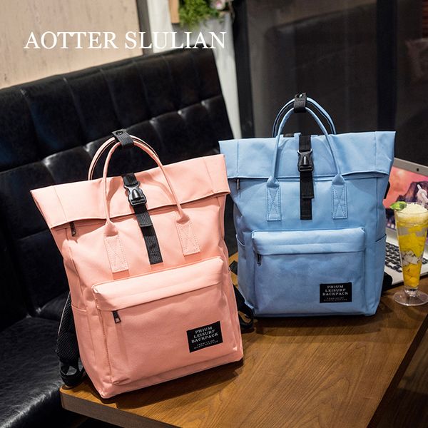 waterproof women backpacks lapshoulder casual travel bag leisure classic bag for teens large capacity pure color school bags
waterproof women backpacks lapshoulder casual travel bag leisure classic bag for teens large capacity pure color school bags