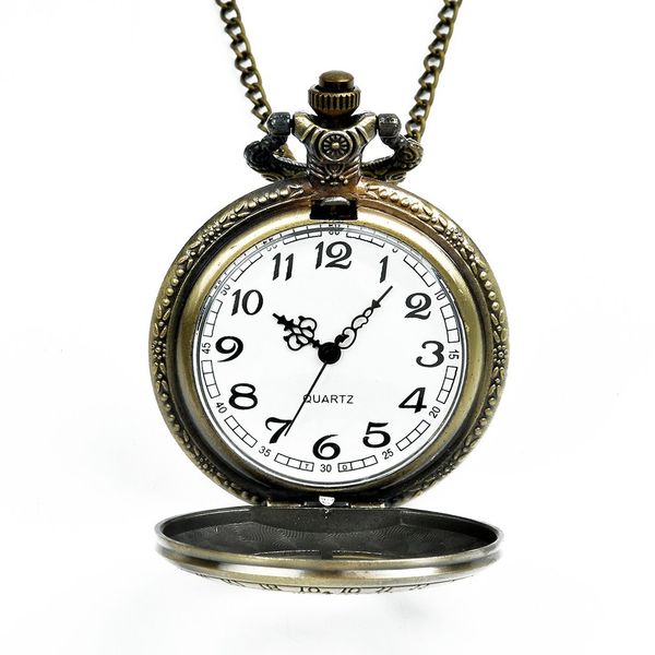 large pocket watch bronze retro pocket watch classic design men's women's fashion quartz creative gift, Slivery;golden
large pocket watch bronze retro pocket watch classic design men's women's fashion quartz creative gift, Slivery;golden