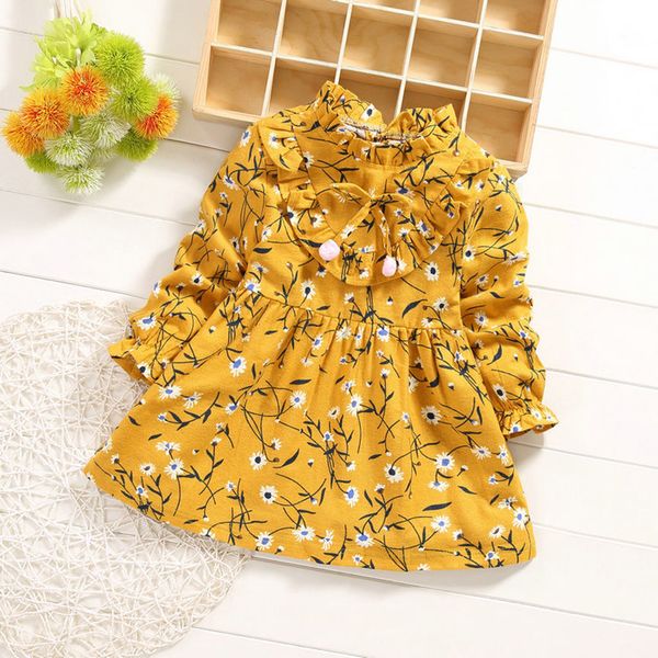 autumn newborn infant baby dress ruched doll collar toddler dress long sleeve floral party dresses for girls baby girl clothes, Red;yellow
autumn newborn infant baby dress ruched doll collar toddler dress long sleeve floral party dresses for girls baby girl clothes, Red;yellow