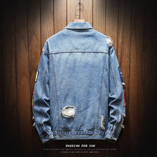 2020 autumn clothing japanese-style denim jacket fashion loose coat-style fashion-casual labeling versatile jacket men's wear, Black;brown
2020 autumn clothing japanese-style denim jacket fashion loose coat-style fashion-casual labeling versatile jacket men's wear, Black;brown